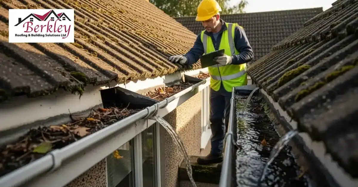 Roof Inspection Checklist for UK Homeowners 4 Gutters Downpipes and Drainage